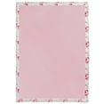 thumbnail image 4 of Modern Moments by Gerber Gender Neutral Plush Blanket with Satin Trim, Roses, 4 of 6