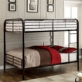thumbnail image 2 of Bowery Hill Contemporary Metal Full Over Full Bunk Bed in Black, 2 of 3