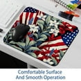 thumbnail image 6 of American Flag Plant Mouse Pad, Personality Design Rubber Base for Office Decor for Laptop, Computers, 6 of 7