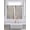 Gray, variant on Gray Brown 2 Panel Kitchen Curtains for Windows, Vintage Shabby Texture Making Old Bathroom Privacy Curtain, Home Décor Window Treatment for Bedroom/Living Room 55"x45"