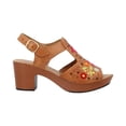 thumbnail image 1 of Sandalias Mujer UMMA Decoracion Flores cafe 23, 1 of 5