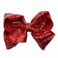 thumbnail image 3 of Meidiya Bling Hairpin Bows Large Big Sparkly Glitter Sequin Bows Alligator Hair Clips for Baby Girls Toddlers Kids Children Teens, 3 of 8