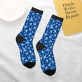 thumbnail image 4 of Uemuo Airplanes in the Sky Printed Kids Boys Socks Seamless Crew Socks Crazy Funny Athletic Sport Socks for Children, 4 of 6