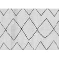 thumbnail image 1 of Ahgly Company Indoor Rectangle Solid Gray Modern Area Rugs, 4' x 6', 1 of 4