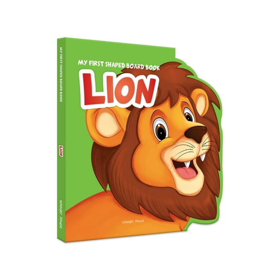 My First Shaped Board Books: Lion : Animal Picture Book (Board book)