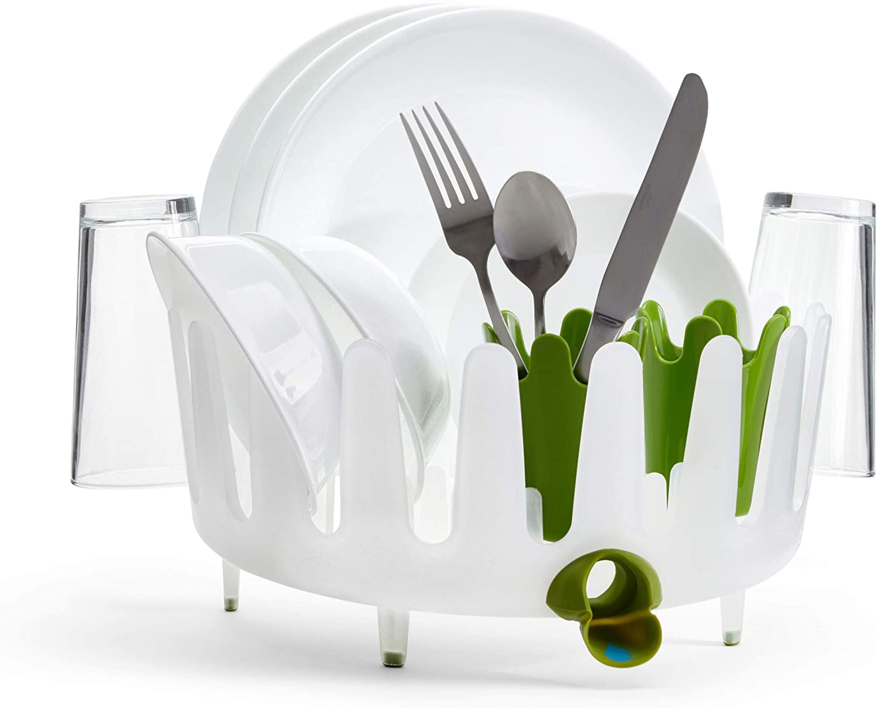 Chef'n Dish Garden Dish Rack in Dishwasher Safe in Arugula