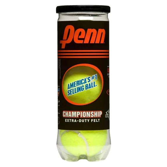 Championship Extra Duty Tennis Balls - 3pk: Rubber Core, Plastic Shell