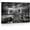 Frame-style, variant on Dramatic Airplane Canvas Wall Art Black and White Airport Lightning Storm Poster Aviation Aircraft Prints Modern Artwork for Living Room Office Man Cave Decor