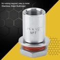 thumbnail image 4 of Bulkhead Fitting Stainless Steel Weldless Bulkhead, Stainless Steel Bulkhead, for Homebrew Accessories Kitchen, 4 of 8