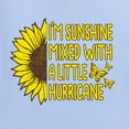 thumbnail image 5 of Wild Bobby, I'm Sunshine Mixed With A Little Hurricane , Inspirational/Christian, Women Graphic Long Sleeve Tee, Light Blue, Large, 5 of 5