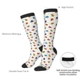 thumbnail image 4 of Yiaed Cute Ladybugs Print Great elasticity Adult Stockings Sports socks for Men and Women, 4 of 6