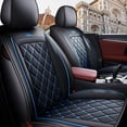 thumbnail image 2 of Aotiyer Universal Black, Faux Leather, Breathable, Full Surround Seat Covers, 5 Pieces, 2 of 6