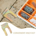 thumbnail image 3 of Raindrops 20Pcs Automotive Hose Clamps Golden U Shaped Wire Retainer for Reliable Car Brake Line Fixing, 3 of 7