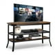 thumbnail image 2 of Costway Mueble TV Industrial Soporte para TV hasta 46’’ Estante de 3 Niveles Mesa Rústica para Entrada Salón 100 x 40 x 55,5 cm Marrón, 2 of 8
