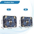 thumbnail image 4 of FORMRS 15-15.6 inch Laptop Sleeve Case Soft Carrying Quilted Computer Bag Cover, Blue Geometric Pattern, 4 of 7