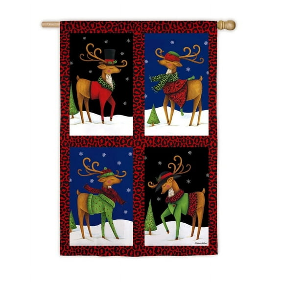 Flag, House Size Flag, Holiday Cheer