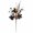 1PCS, variant on Halloween Black Maple Leaf Floral, 21.7Inch Pick Spooky Eyeball Pumpkin Branch Artificial Glitter Flower, Wreath Decoration for Fall Gothic Home Decor