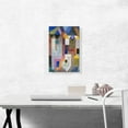 thumbnail image 2 of ARTCANVAS Colorful Architecture 1917 Canvas Art Print by Paul Klee - Size: 18" x 12" (0.75" Deep), 2 of 9
