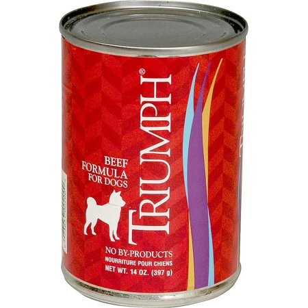 Sunshine Mills 6600200 Triumph Dog Food, Canned, Beef, 14 Oz
