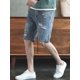 thumbnail image 2 of Pantalones cortos de mezclilla para hombre, rectos, rotos, con bolsillos, pantalones vaqueros cortos para hombre, novedad en oferta, pantalones cortos originales populares de Harajuku, pantalones cort, 2 of 5