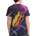 thumbnail image 2 of Prestonplayz Boys Girls T Shirt Kids Short Sleeve Crewneck 3d Printed Graphic Shirts For Kids Youth Large, 2 of 7