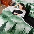 thumbnail image 4 of Homewish Pine Tree 7-Piece Twin Bedding Sets,Tropical Botanical Plant Bedding Comforter Set,Green White Sheet Sets For Mane Women,Super Cozy Room Decor Reversible, 4 of 8