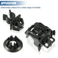 thumbnail image 6 of 4 Set Hood Prop Rod Holder Hood Clips Hood Rod Clip for Honda Prelude 1992-2001 No.90601S84A01, 6 of 7