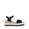 thumbnail image 2 of DREAM PAIRS Women's Open Toe Buckle Ankle Strap Espadrille Platform Wedge Sandals, 2 of 7