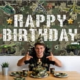 thumbnail image 4 of Telón de fondo para fiesta de cumpleaños, camuflaje militar Fukaisu, 90 x 150 cm, 4 of 7
