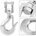 thumbnail image 3 of Safety Hook 304 Stainless Steel Hook, Swivel Lifting Hook Rigging Accessories with LatchLoad 150 grams, 3 of 4