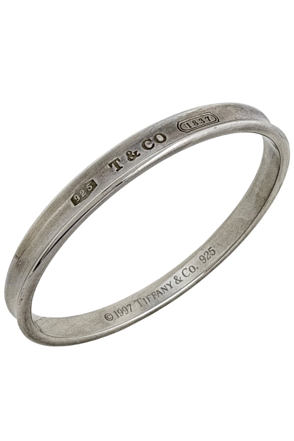 Pre-Owned Tiffany & Co. Narrow Bangle 1837 Bracelet, 925 Sterling Silver, Women's