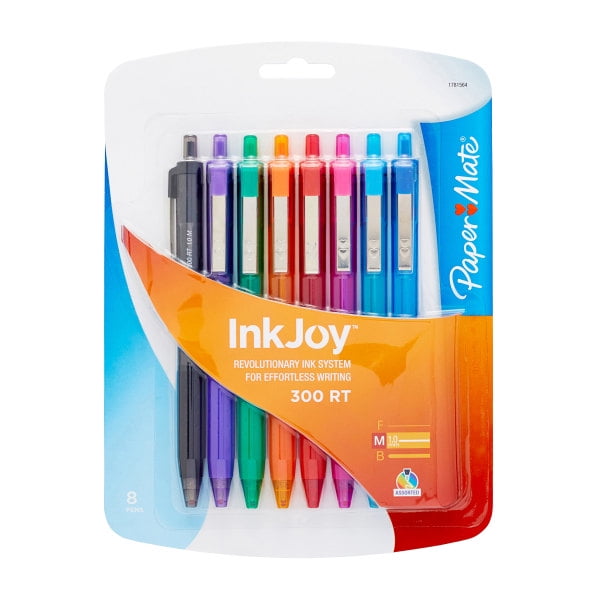 Paper Mate® InkJoy™ 300 RT Retractable Pens, Medium Point, 1.0 mm ...