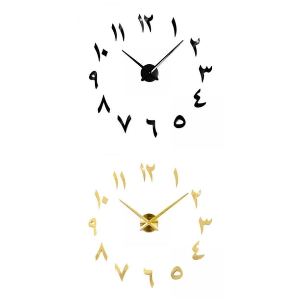 Reloj de Pared Decorativo de 2 Piezas Macarena Reloj de pared decorativo de cuarzo