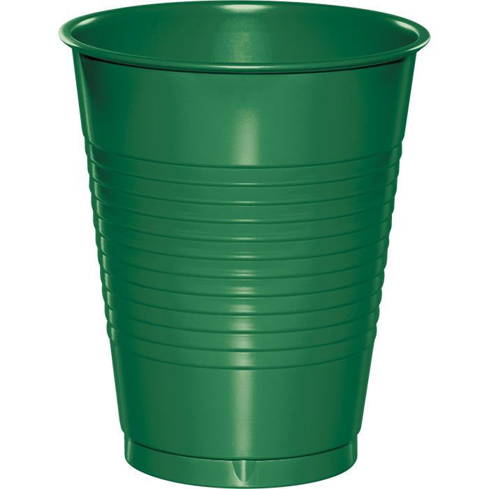 4 Pack BRAND NEW GREAT FOR SUMMER Simply Outdoors Green Plastic Cups 