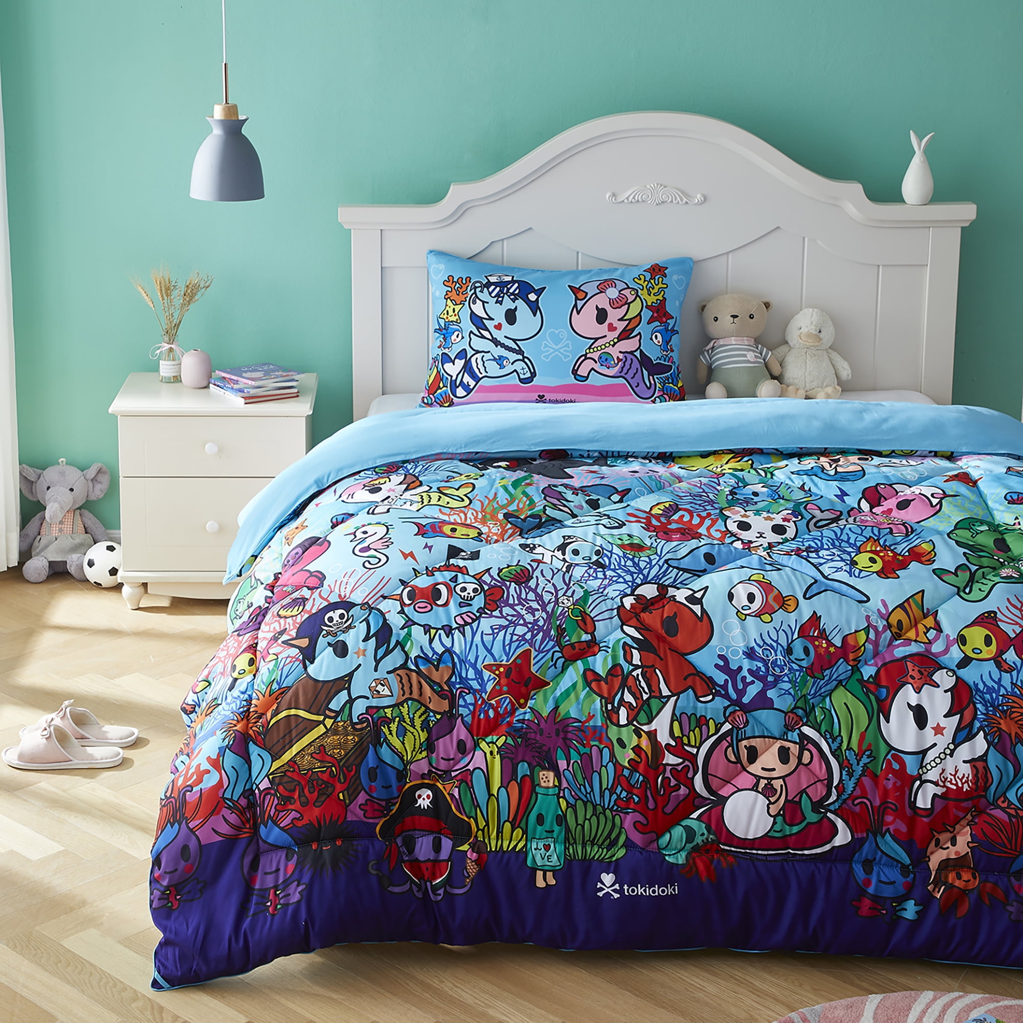 Tokidoki Comforter 2pc Twin Set Sea Punk Walmart Com Tokidoki Comforter 2pc Twin Set Sea Punk Walmart Com
