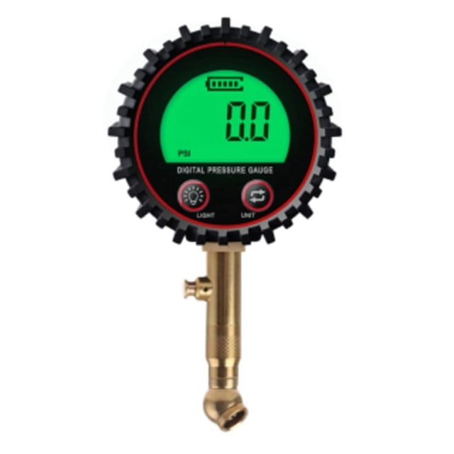 ActualizacióN ManóMetro de PresióN de NeumáTicos Digital Mandril de Aire y Accesorios de Compresor Pantalla LCD LED Resistente 255PSI