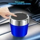 thumbnail image 5 of Cenicero automotriz con revestimiento interior de metal y tapa abierta. Cenicero automotriz con luz LED y retardante de llama. Cenicero automotriz de metal., 5 of 7