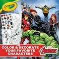 thumbnail image 5 of Crayola Avengers Coloring Book with Stickers, Gift for Kids, 96 Pages, Ages 3, 4, 5, 6, 5 of 8