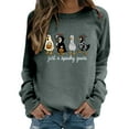 thumbnail image 3 of Spooky Season Halloween Sweatshirts for Women 2025 Crewneck Funny Goose Ghost Graphic Sweatshirt Pullover Tops, 3 of 6