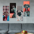 thumbnail image 2 of Fancy Dogs by Sean Parnell Wrapped Canvas Art Print Set of 4, 2 of 4