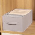 thumbnail image 1 of Avtoify Home Storage Bins, Wardrobe Clothes Storage Box Clothes Organizing Box Fabric Household Pants Storage Box Artifact Drawer Folding, 1 of 1