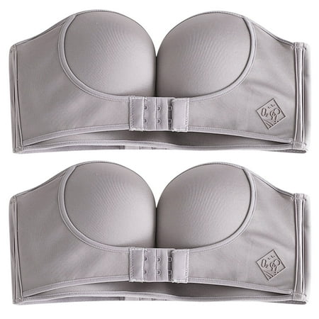 

gvdentm Bras For Women Women s Beauty Back Smoothing Minimizer Bra Grey 85F
