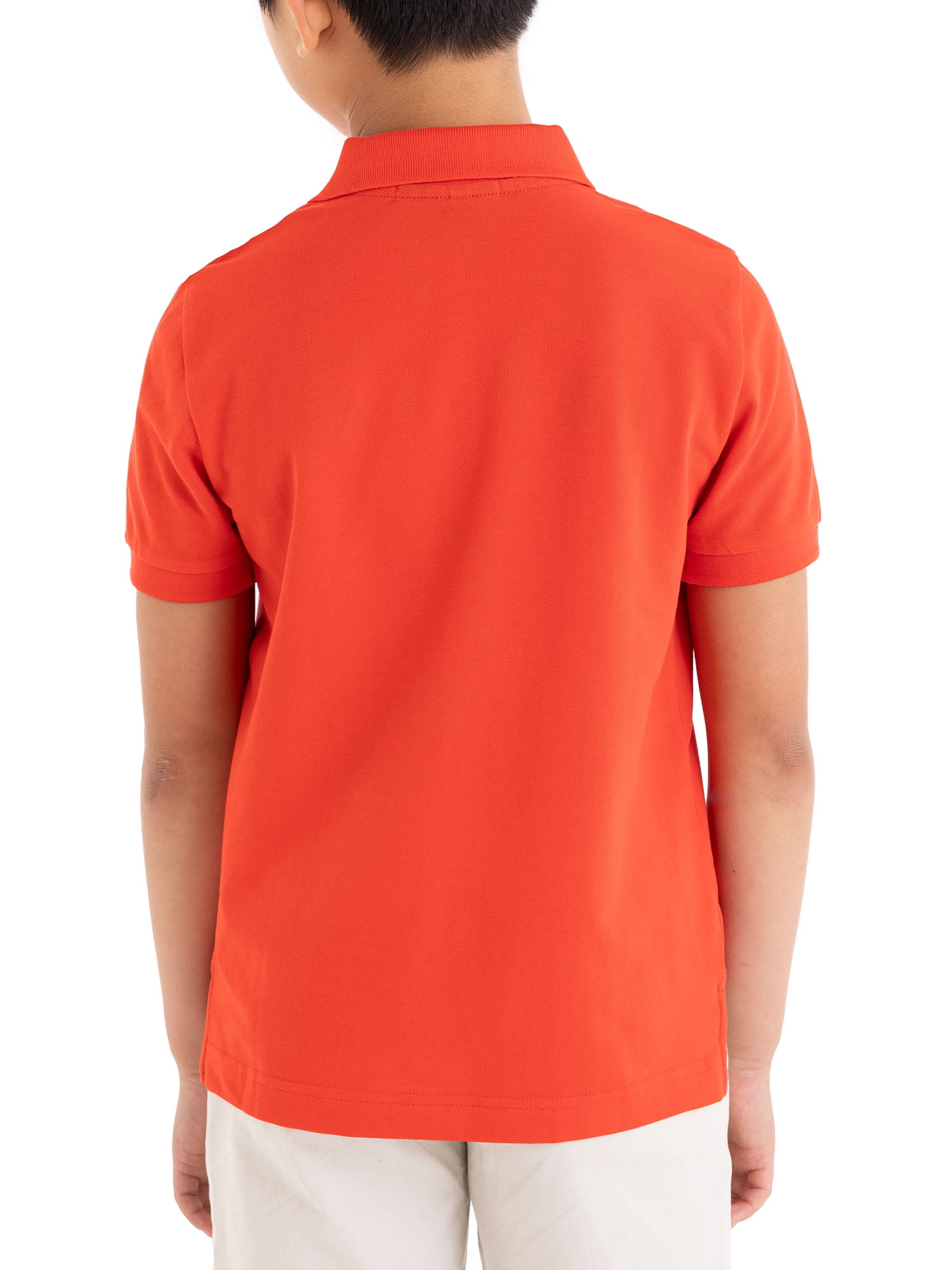 U.S. Polo Assn. Boys Short Sleeve Pique Polo Shirt, Sizes 4-18