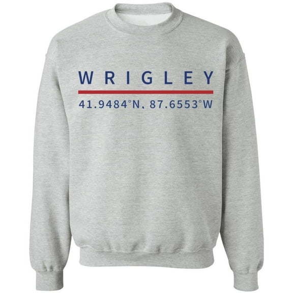 Wrigley Field Coordinates Crewneck Sweatshirt
