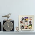 thumbnail image 3 of Silver Iron Picture Frame Stand for Decor with Triangular Structure Small Size Metal Display Stand, 3 of 8