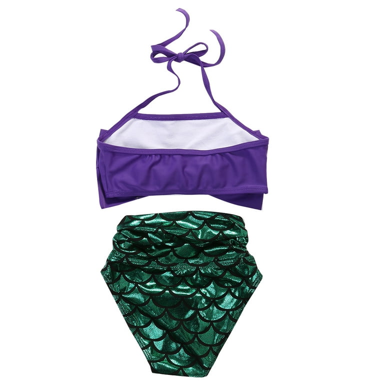 Little mermaid sale swimsuit with tail