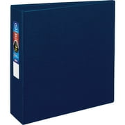 Avery Heavy-Duty Binder with One Touch EZD Rings, 11 x 8 1/2, 3" Capacity, Navy Blue