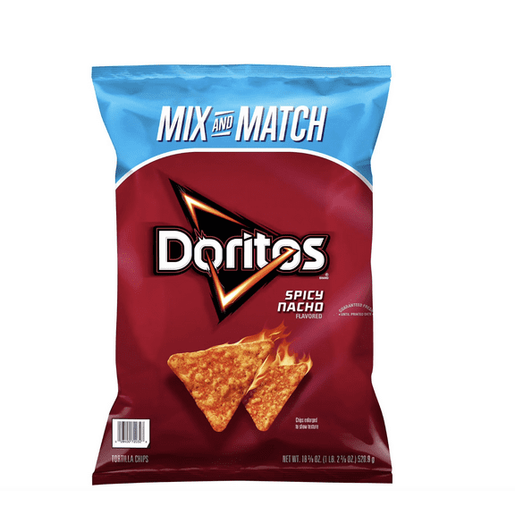 Doritos Spicy Nacho Tortilla Chips, 18.38 oz.
