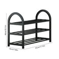 thumbnail image 3 of PEIBang 3 Tier Small Shoe Rack,Shoe Storage Organizer Shelf for Closet Floor Front Door Entrance Entryway,Shoe Rack Organization Shelves, 3 of 6