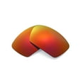 thumbnail image 2 of Walleva Fire Red Polarized Replacement Lenses for Oakley Badman Sunglasses, 2 of 6